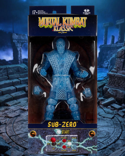 Mortal Kombat Klassic Sub-Zero Ice Clone 7-Inch Scale Action Figure