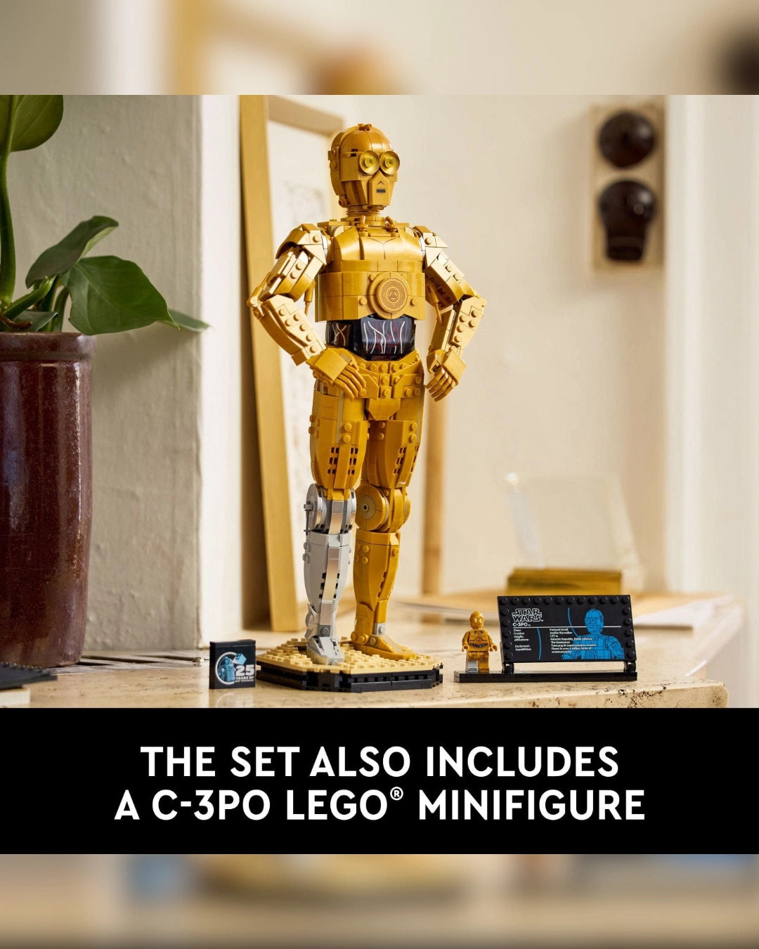 LEGO® Star Wars C-3PO Buildable Droid (75398) By LEGO | Star Wars 25th Anniversary Collection