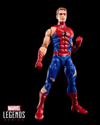 Spider-Man Marvel Legends Magic: The Gathering Battle-Damaged Spider-Man 6-Inch Action Figure and Card By Hasbro