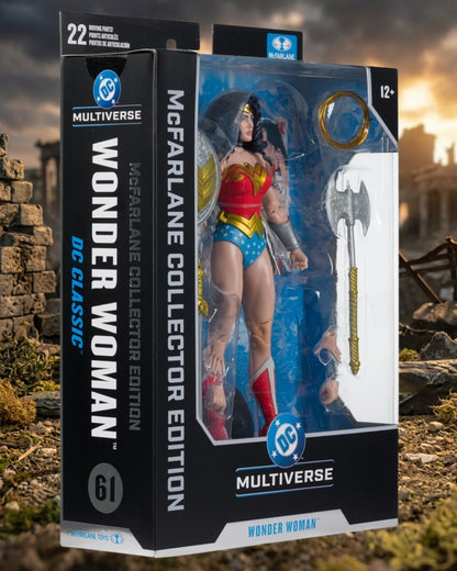 DC McFarlane Collector Edition Wonder Woman 1980s #61 7-Inch Scale Action Figure