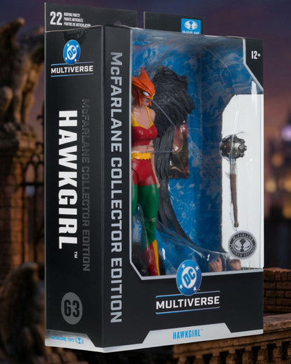 DC McFarlane Collector Edition Wave 15 Hawkgirl Kendra Saunders (Chase Variant) #63 7-Inch Scale Action Figure