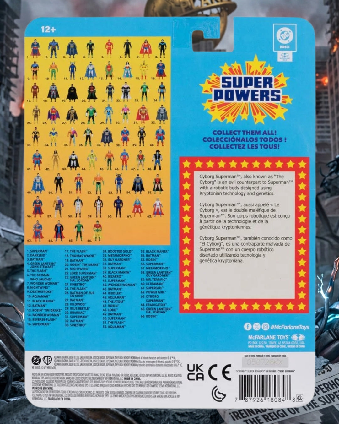 DC Super Powers Cyborg Superman 4 1/2-Inch Scale Action Figure