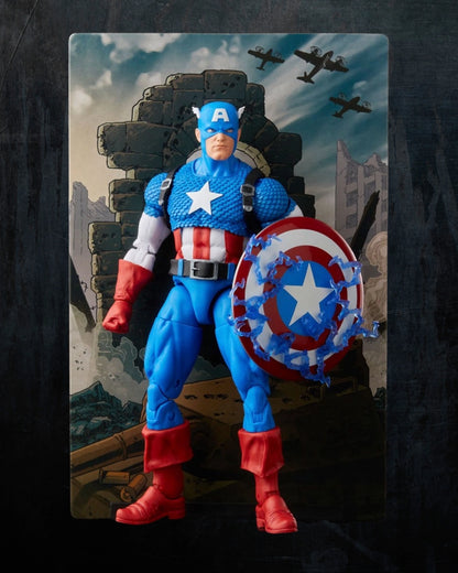 Marvel Legends Series 20th Anniversary Series 1 Captain America 6-inch Action Figure | Hasbro
