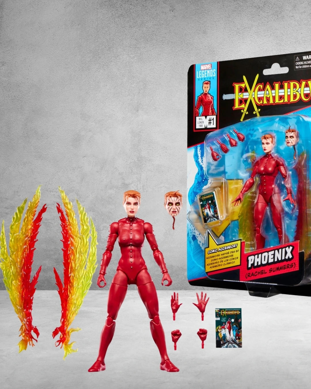 X-Men Marvel Legends Series Phoenix (Rachel Summers) Excalibur 6-Inch Action Figure | Hasbro