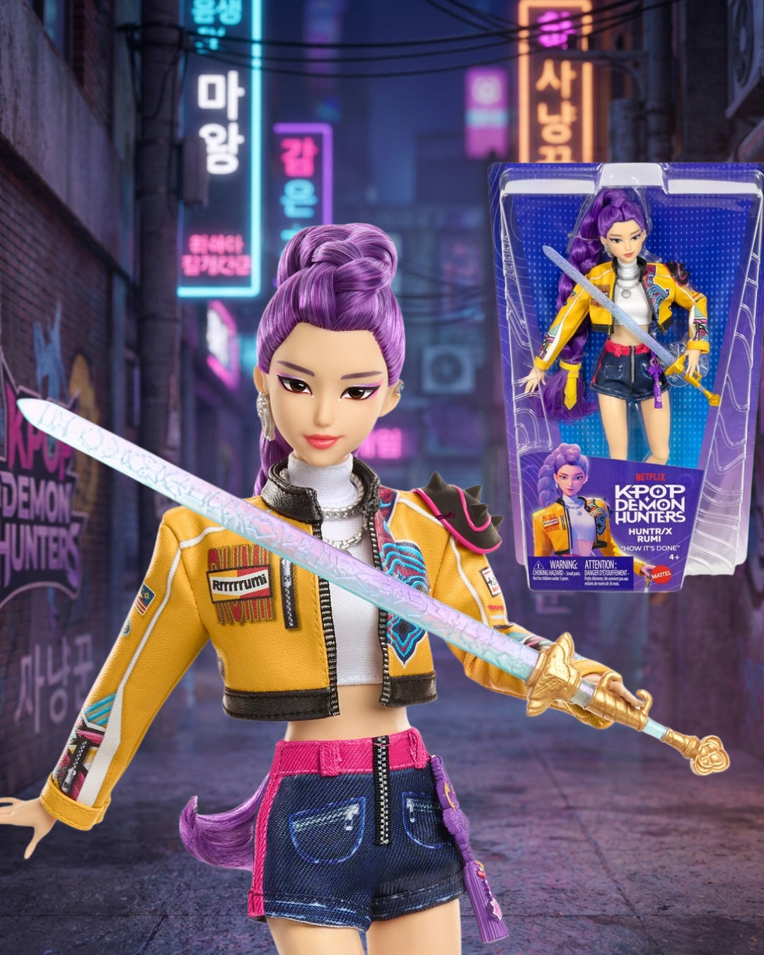 K-Pop Demon Hunters HUNTR/X Rumi "How It's Done" Doll By Mattel