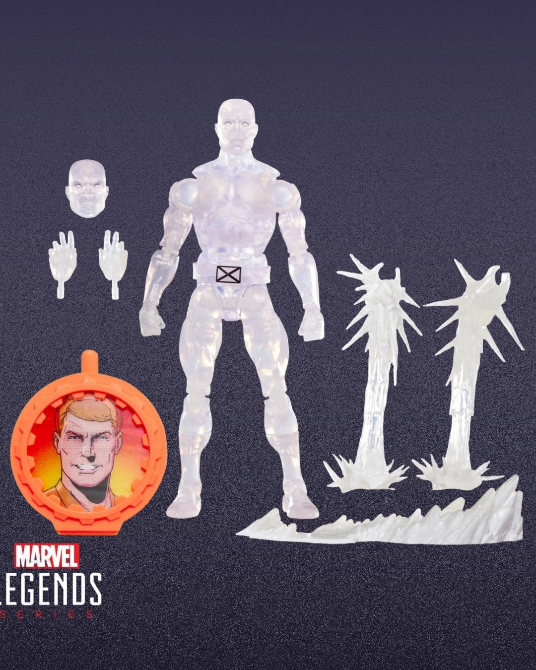 Secret Wars Marvel Legends Iceman 6-inch Action Figure | Hasbro