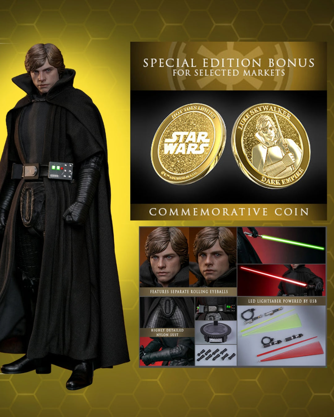 Luke Skywalker (Dark Empire) Artisan Edition – Sixth Scale Collectible Figure