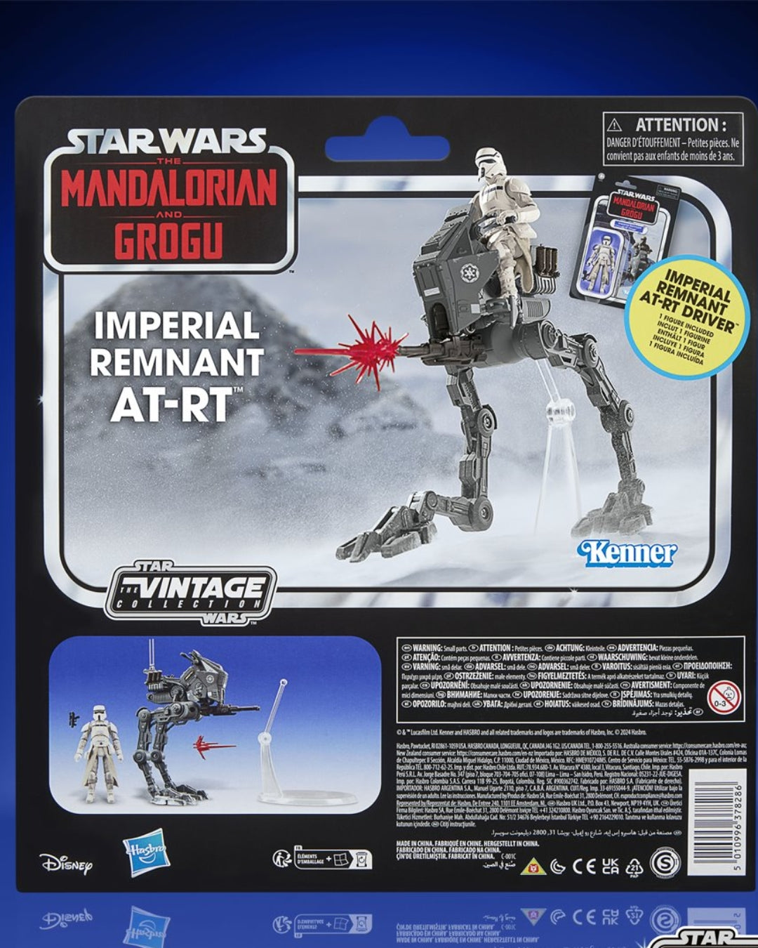 Star Wars The Vintage Collection The Mandalorian & Grogu Imperial Remnant AT-RT – 3 3/4-Inch Action Figure & Vehicle