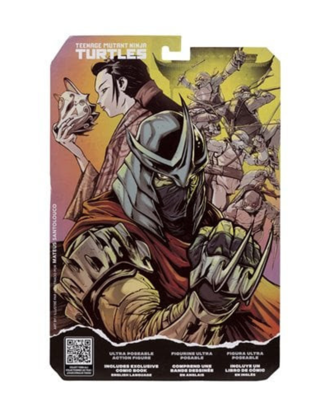 Teenage Mutant Ninja Turtles Page Punchers Wave 1 – Shredder (5-Inch Scale Action Figure with Comic) By McFarlane Toys | Teenage Mutant Ninja Turtles Collection