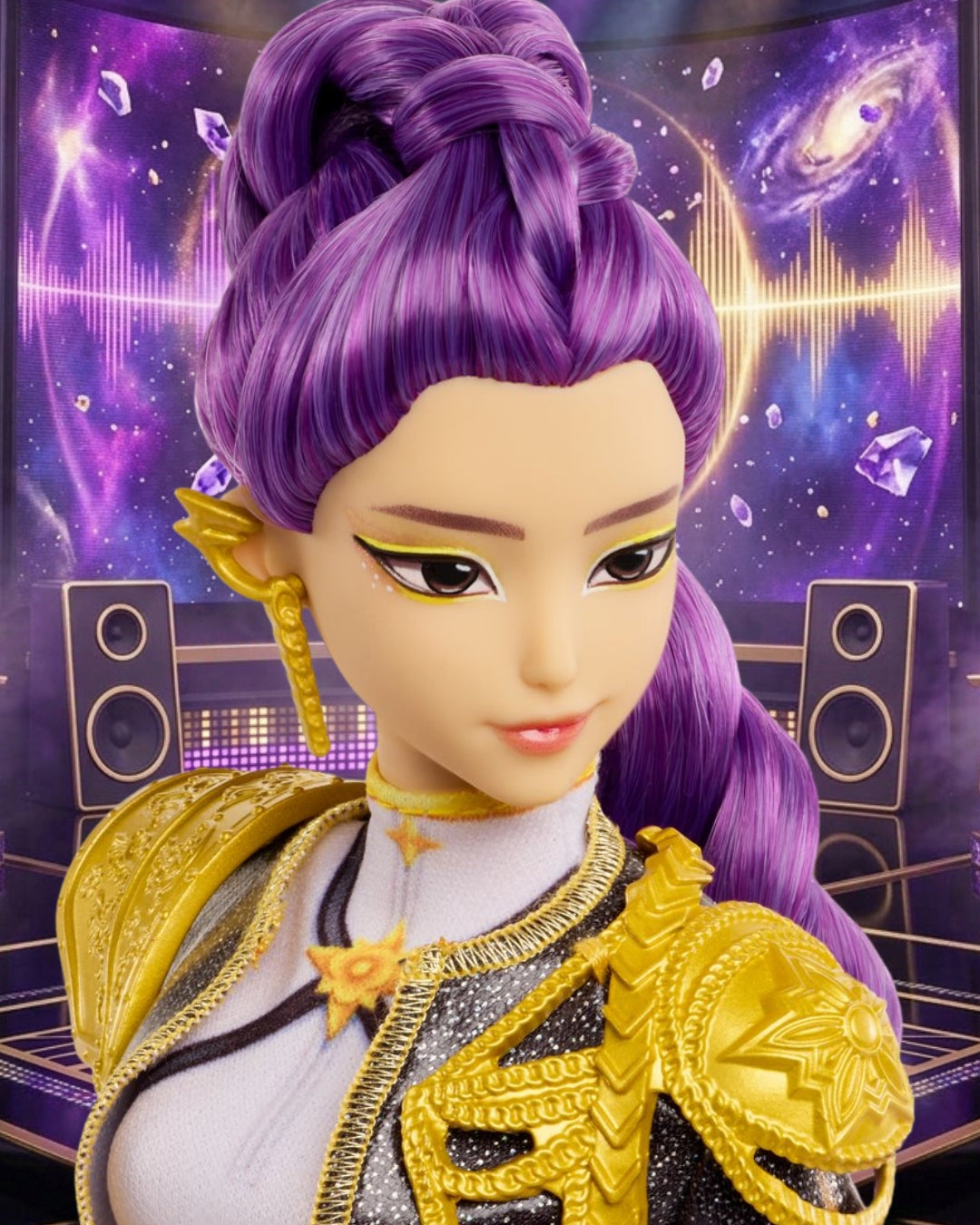 K-Pop Demon Hunters HUNTR/X Rumi Golden Singing Doll By Mattel