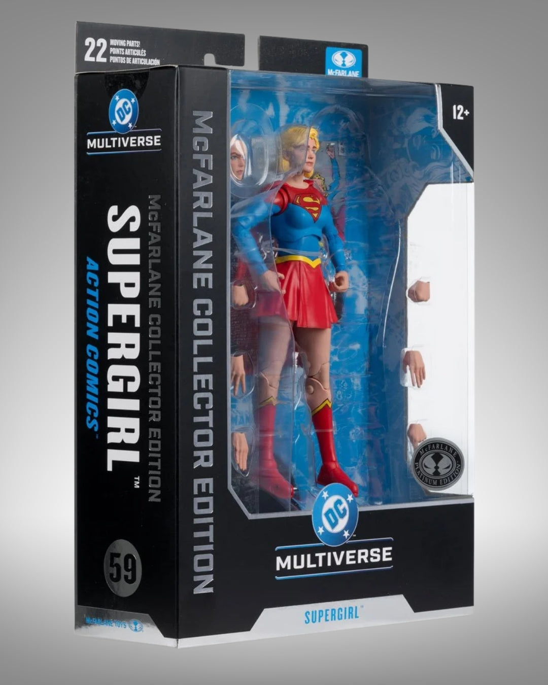 DC Multiverse McFarlane Collector Edition Chase Variant Supergirl Action Comics #59 7-Inch Scale Action Figure