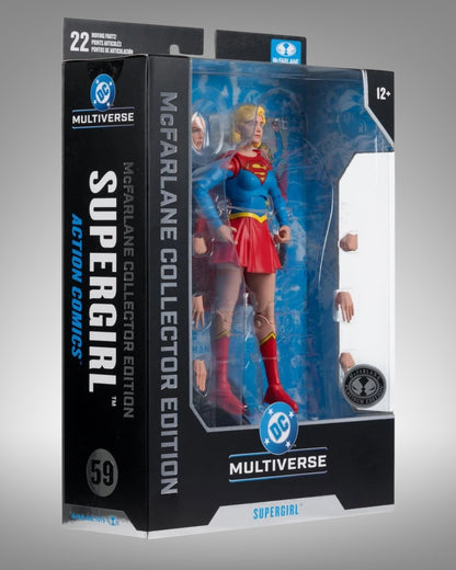 DC Multiverse McFarlane Collector Edition Chase Variant Supergirl Action Comics #59 7-Inch Scale Action Figure