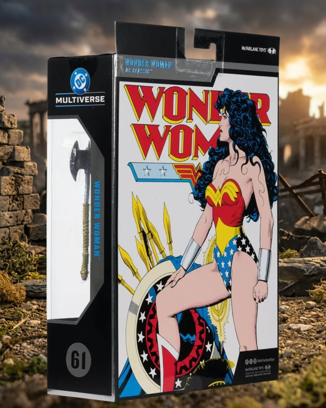 DC McFarlane Collector Edition Wonder Woman 1980s #61 7-Inch Scale Action Figure