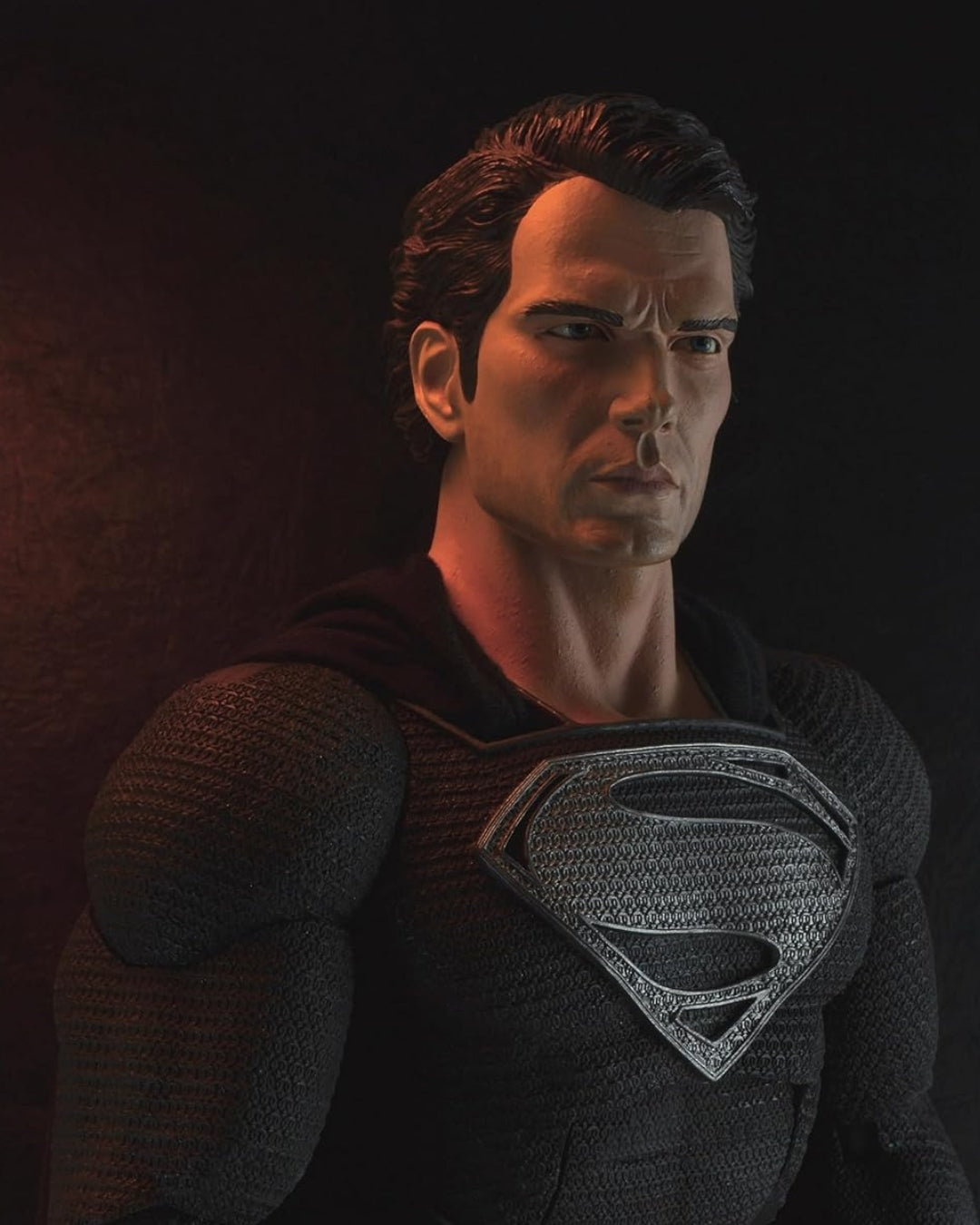 Superman Man of Steel Black Suit 1:4 Scale Action Figure