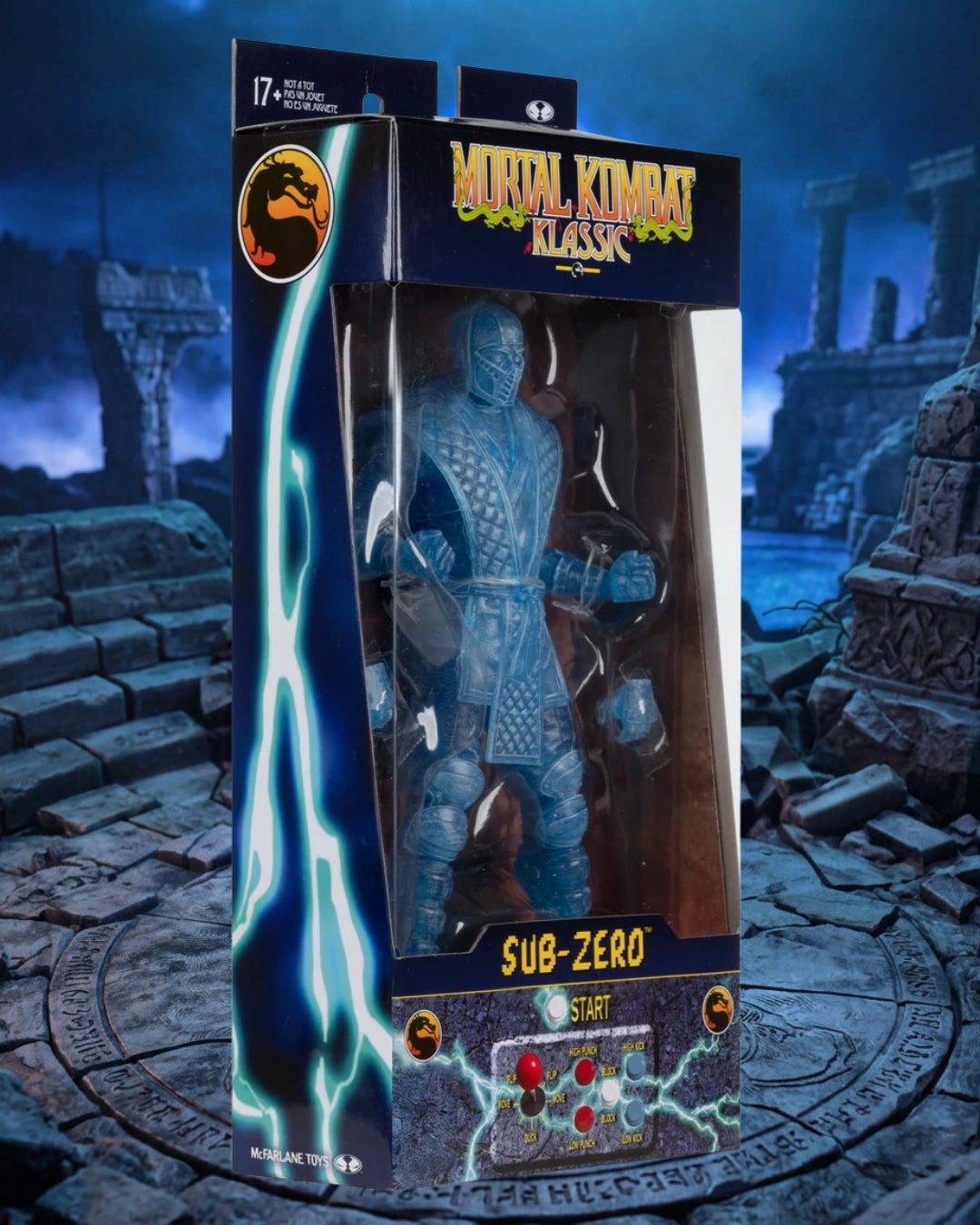 Mortal Kombat Klassic Sub-Zero Ice Clone 7-Inch Scale Action Figure