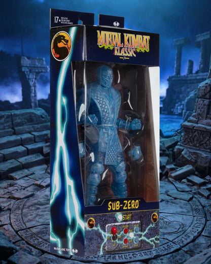 Mortal Kombat Klassic Sub-Zero Ice Clone 7-Inch Scale Action Figure