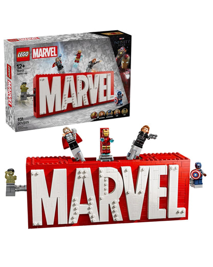 LEGO® MARVEL Logo & Minifigures (76313) By LEGO | Marvel Avengers Collection
