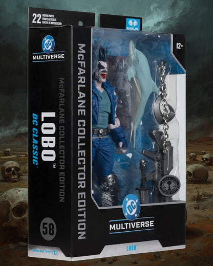 DC Multiverse McFarlane Collector Edition Chase Variant Lobo DC Classic #58 7-Inch Scale Action Figure