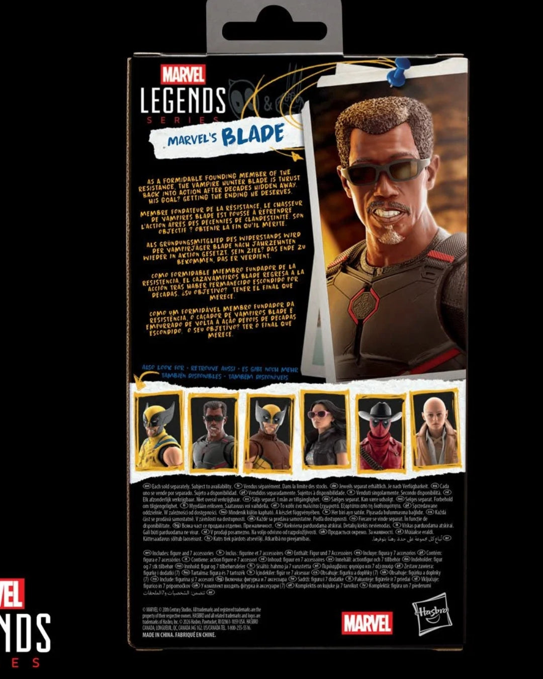 Deadpool & Wolverine Marvel Legends Blade – 6-Inch Action Figure