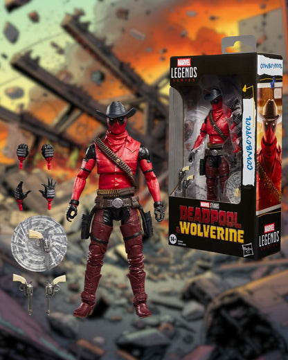 Deadpool & Wolverine Marvel Legends Cowboypool – 6-Inch Action Figure