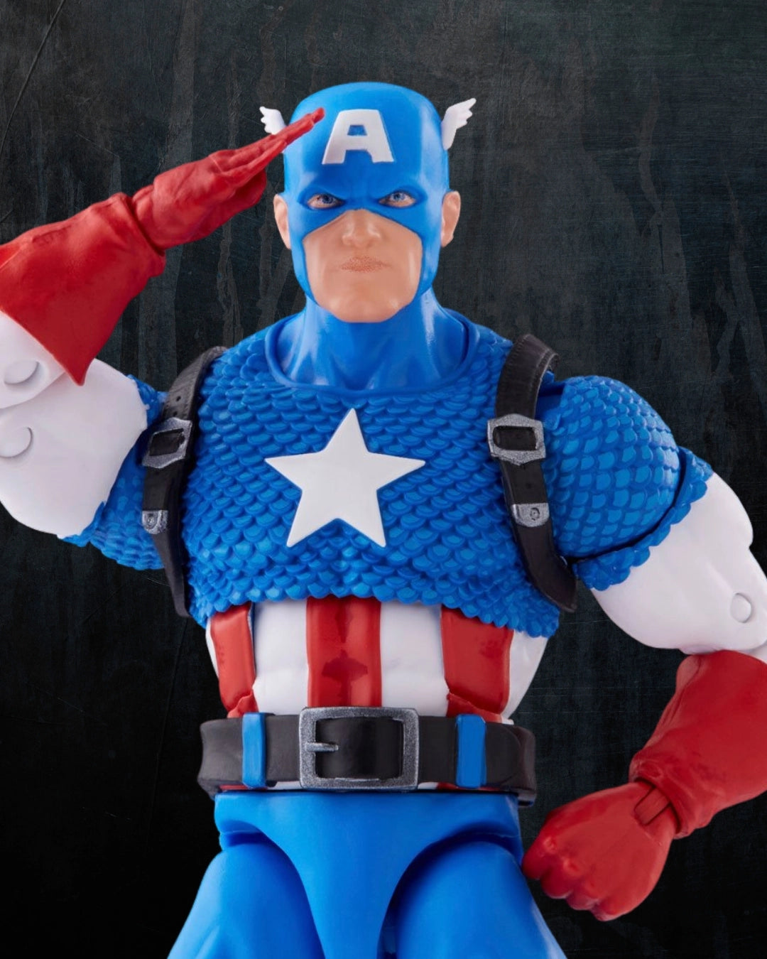Marvel Legends Series 20th Anniversary Series 1 Captain America 6-inch Action Figure | Hasbro
