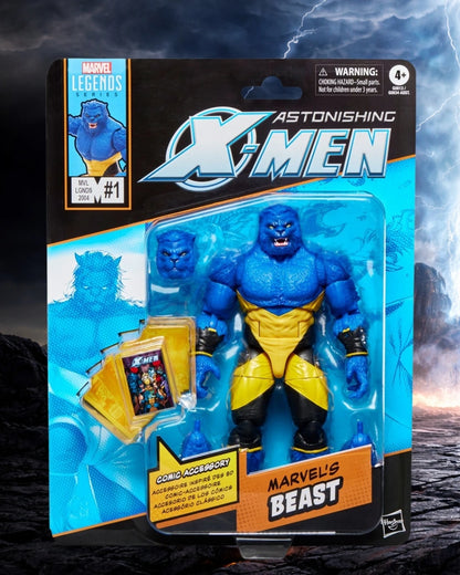Astonishing X-Men Marvel Legends Series Beast 6-Inch Action Figure | Hasbro