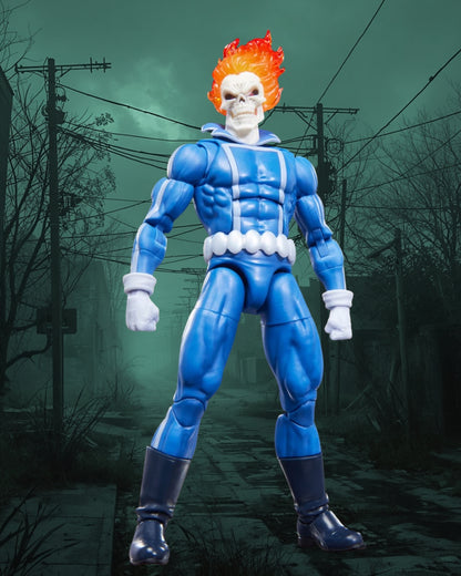 Ghost Rider Marvel Legends Series Johnny Blaze 6-Inch Action Figure with Motorcycle