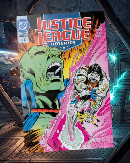 DC Direct Page Punchers Wave 12 Martian Manhunter Justice League #77 7-Inch Scale Action Figure with Comic