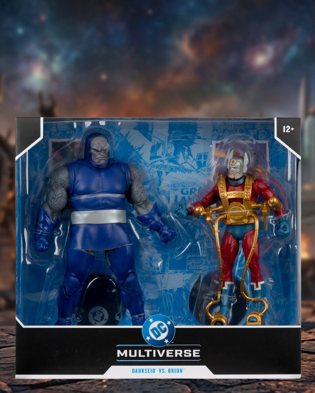 DC Multiverse Darkseid vs. Orion 7-Inch Scale and Megafig Action Figure 2-Pack