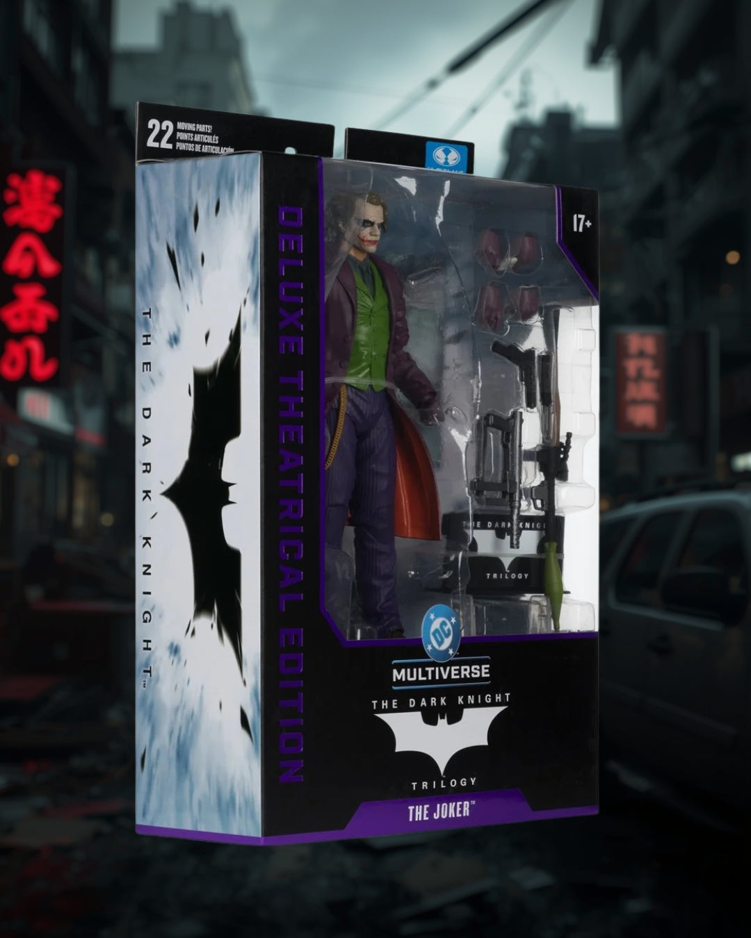 DC Multiverse Deluxe Theatrical Edition Wave 3 The Joker (The Dark Knight) – 7-Inch Scale Action Figure