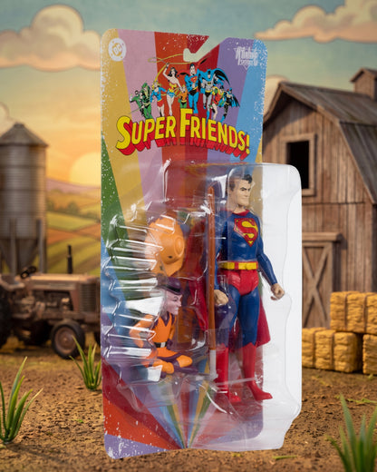 DC Retro Super Friends Farmer Superman and Mr. Mxyzptlk 6-Inch Scale Action Figure