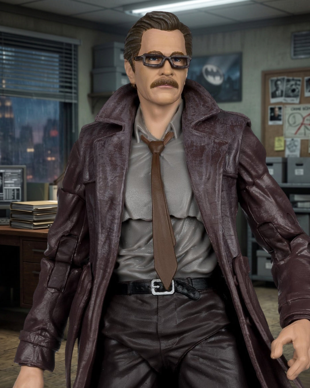 DC Multiverse Deluxe Theatrical Edition The Dark Knight Commissioner Gordon 7-Inch Scale Action Figure