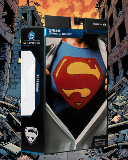 DC Multiverse Deluxe Theatrical Edition Wave 3 Superman (1978) – 7-Inch Scale Action Figure