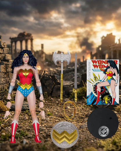 DC McFarlane Collector Edition Wonder Woman 1980s #61 7-Inch Scale Action Figure