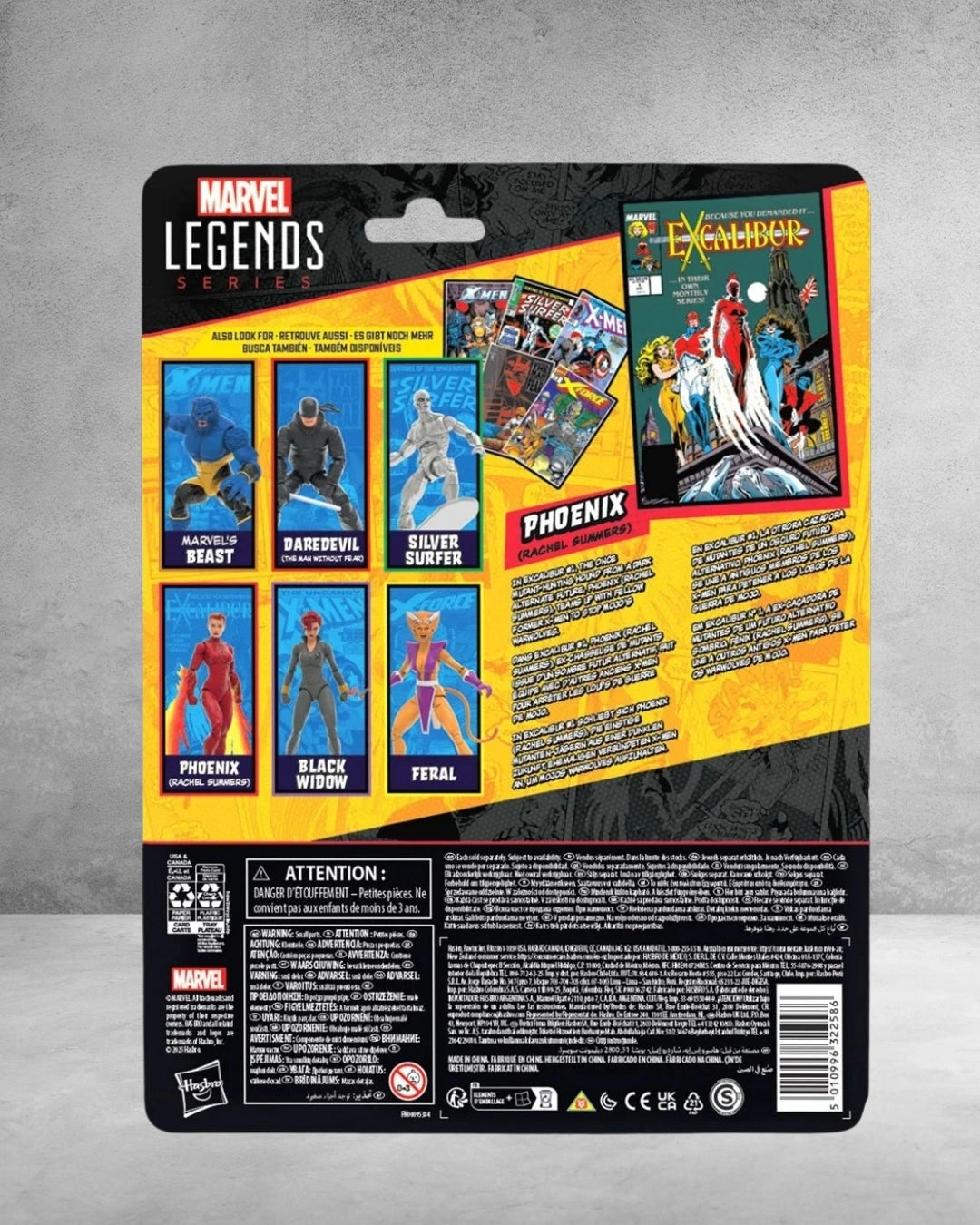 X-Men Marvel Legends Series Phoenix (Rachel Summers) Excalibur 6-Inch Action Figure | Hasbro