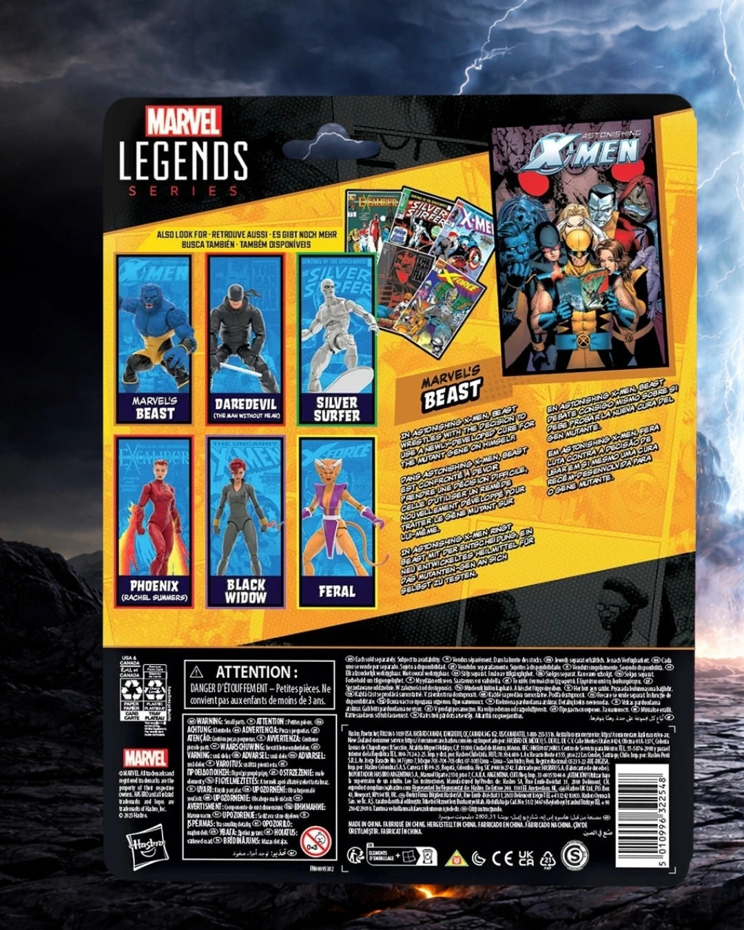 Astonishing X-Men Marvel Legends Series Beast 6-Inch Action Figure | Hasbro