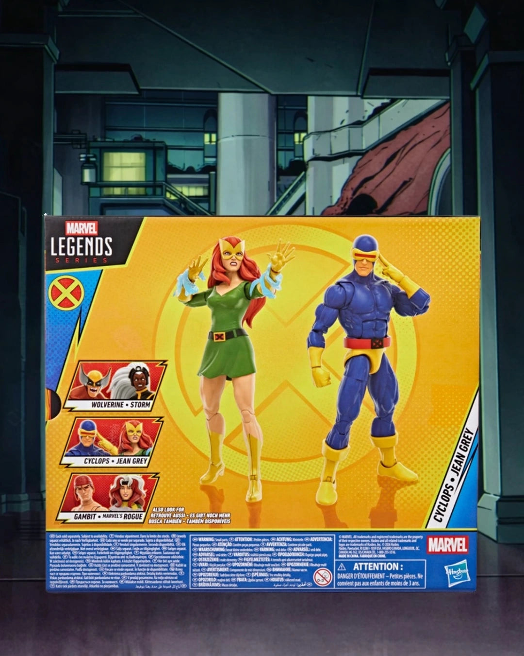 X-Men ’97 Marvel Legends Cyclops and Jean Grey 6-Inch Action Figures | Hasbro