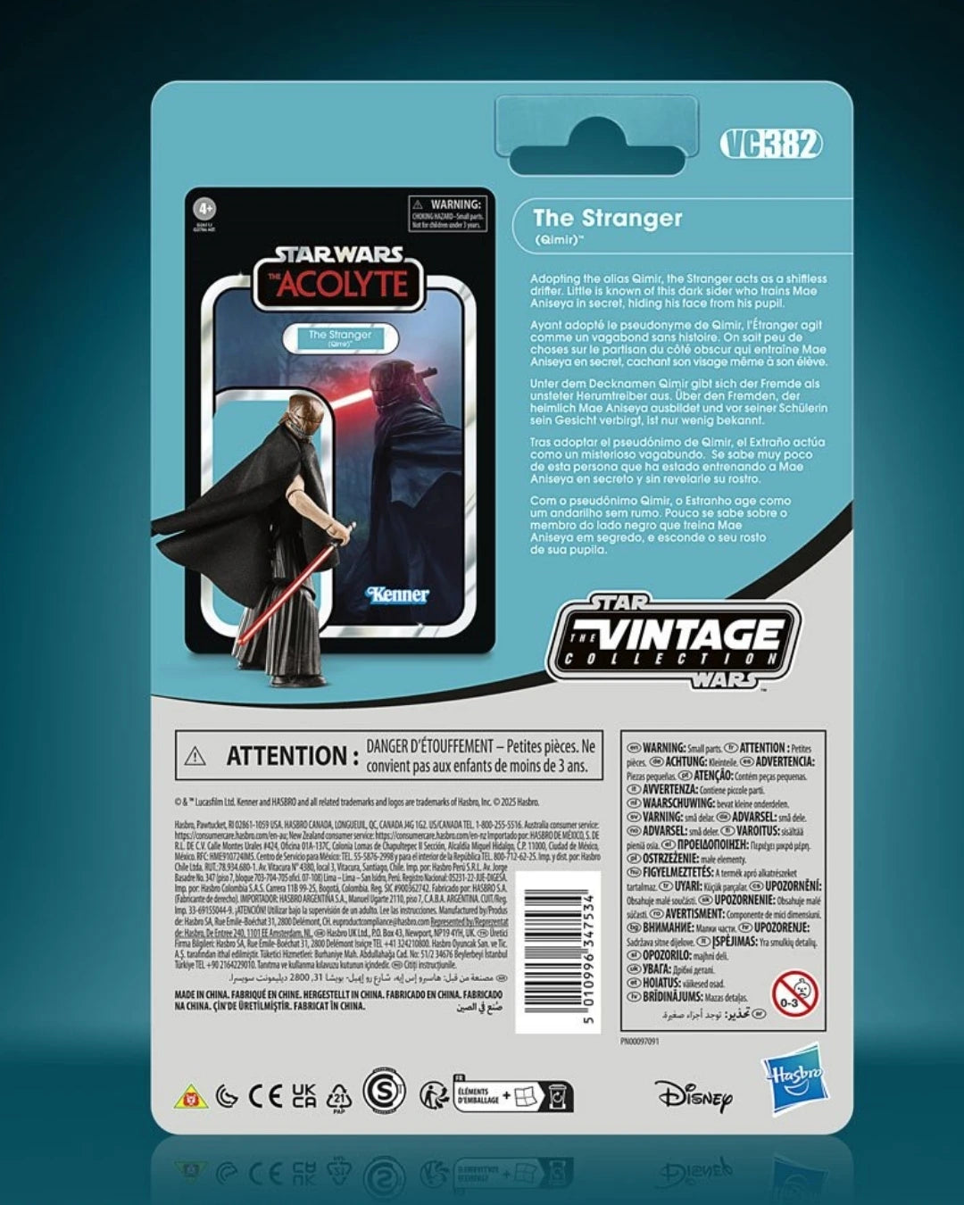 Star Wars The Vintage Collection The Stranger (Qimir) 3 3/4-Inch Action Figure | Hasbro