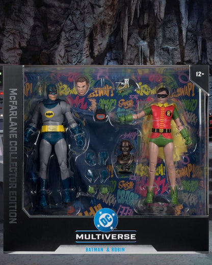 DC Multiverse Batman and Robin Batman Classic TV Series McFarlane Collector Edition #5 7-Inch Action Figure 2-Pack