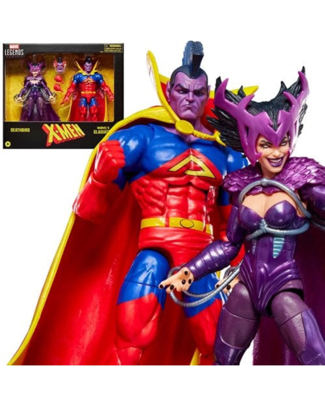 X-Men Marvel Legends Series – Deathbird & Marvel’s Gladiator (6-Inch Action Figures 2-Pack) By Hasbro | Marvel Legends Collection