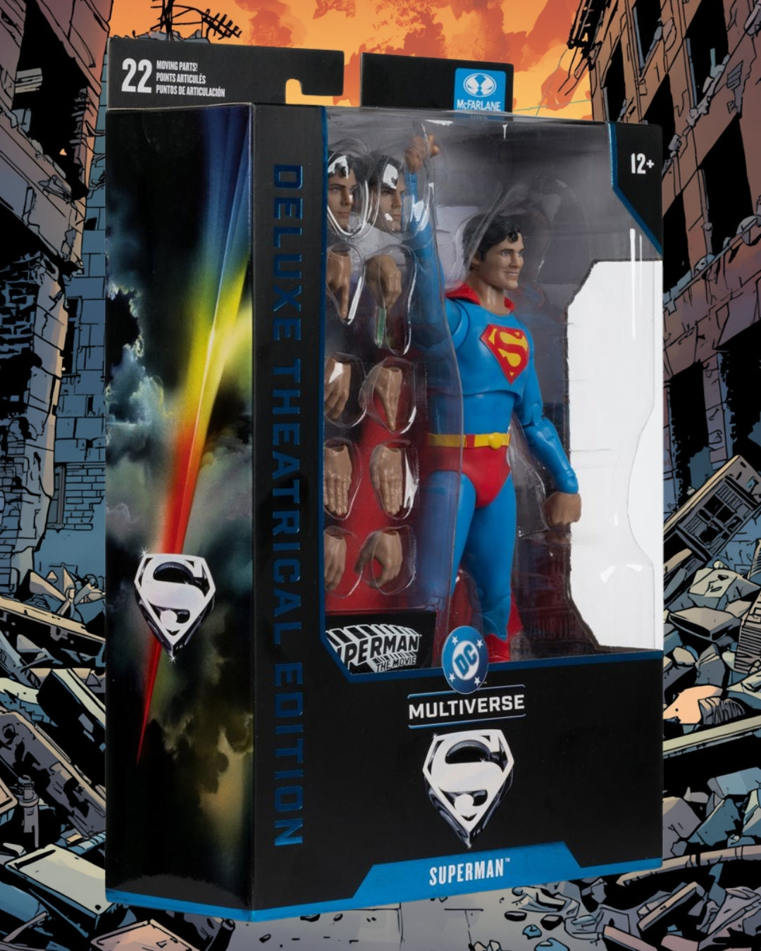 DC Multiverse Deluxe Theatrical Edition Wave 3 Superman (1978) – 7-Inch Scale Action Figure