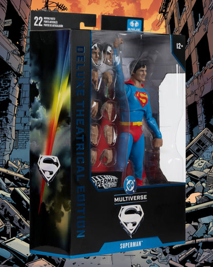 DC Multiverse Deluxe Theatrical Edition Wave 3 Superman (1978) – 7-Inch Scale Action Figure