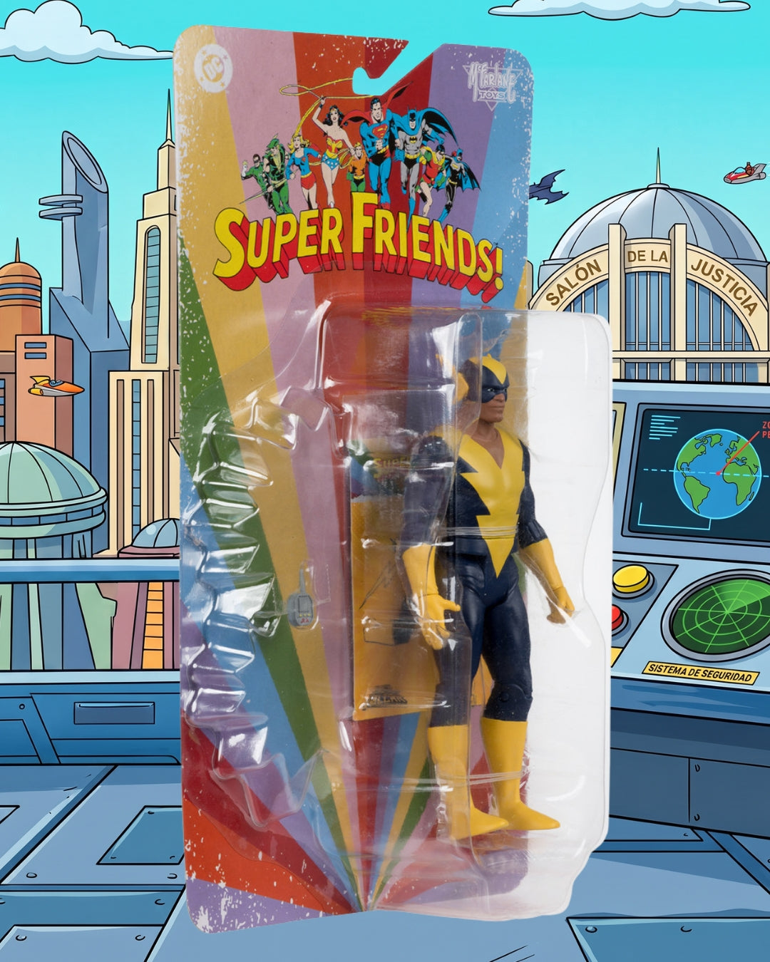 DC Retro Super Friends Black Vulcan 6-Inch Scale Action Figure