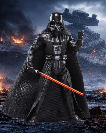 Star Wars The Vintage Collection Darth Vader’s TIE Advanced Vehicle with Carded Action Figure | Hasbro