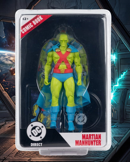 DC Direct Page Punchers Wave 12 Martian Manhunter Justice League #77 7-Inch Scale Action Figure with Comic