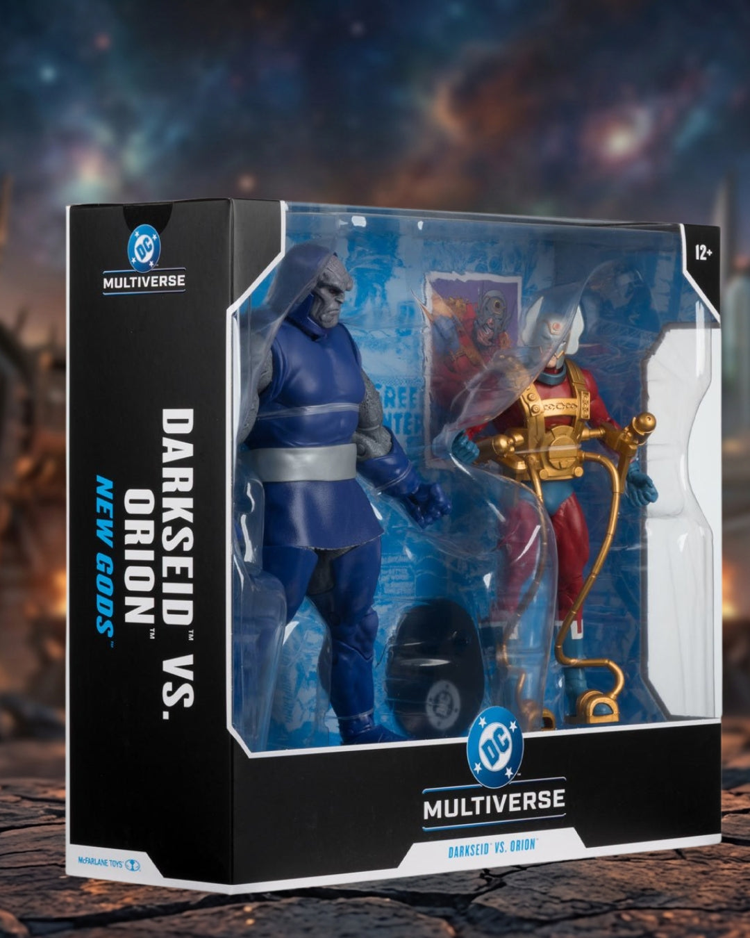 DC Multiverse Darkseid vs. Orion 7-Inch Scale and Megafig Action Figure 2-Pack