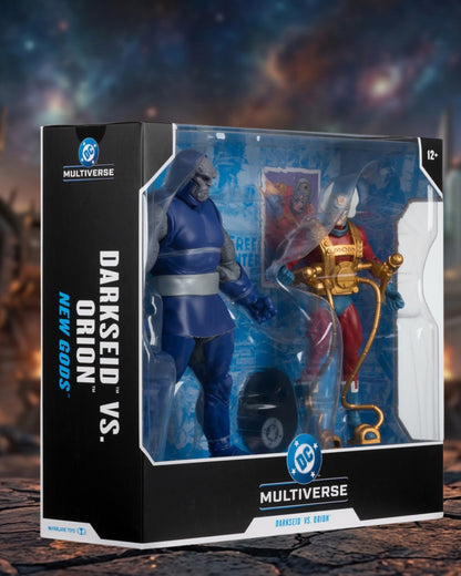 DC Multiverse Darkseid vs. Orion 7-Inch Scale and Megafig Action Figure 2-Pack