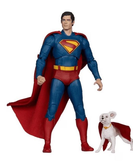 Superman with Krypto Deluxe Edition 7-in Action Figure