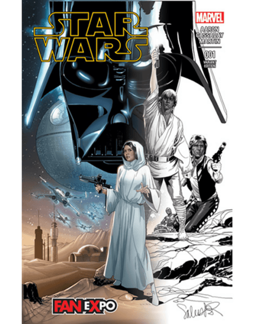 STAR WARS #1 (limited Edition) Partial Sketch Cover