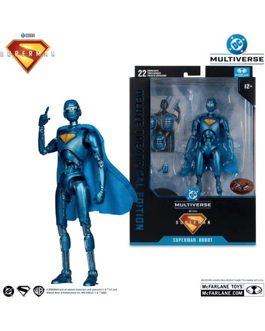 DC Multiverse Superman Movie Superman Bot 7-Inch Scale Action Figure By McFarlane Toys